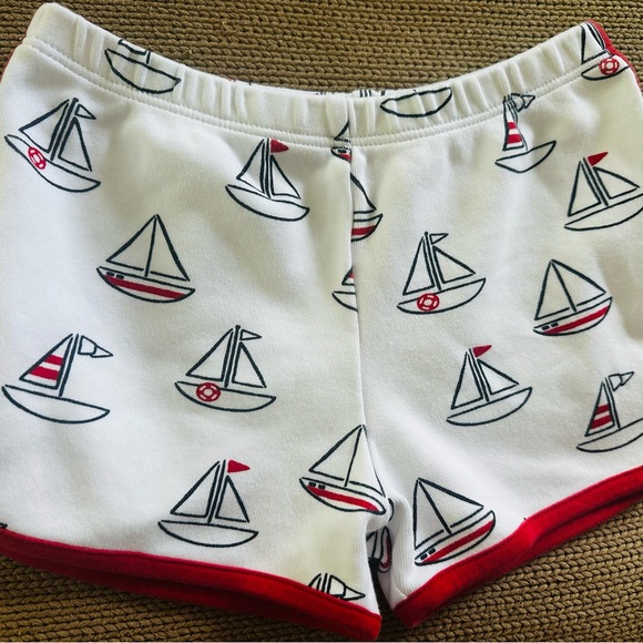 The Beaufort Bonnet Company Other - The Beaufort Bonnet Company Nautical Sailboat Print Cotton Shorts